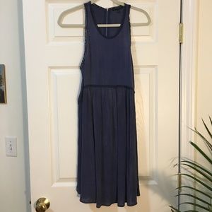 Staccato Sheer Blue Sundress [M]